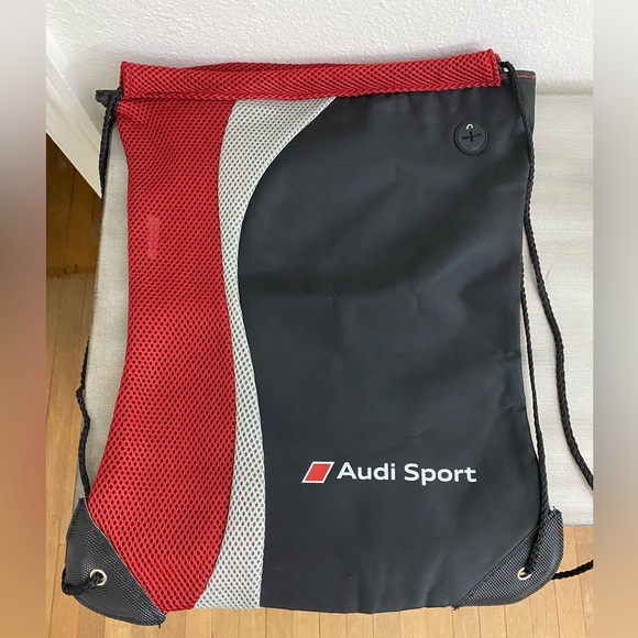 Bags Audi Sport Mesh And Nylon Drawstring Backpack Poshmark